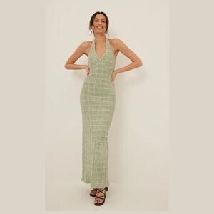 Elegant Green Maxi Dress
